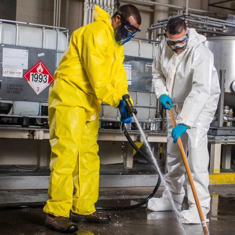Yellow Kleenguard Coveralls